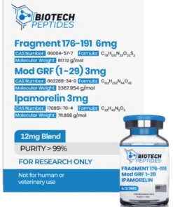 Fragment 176-191 & Mod GRF 1-29 & Ipamorelin Blend (12mg)
