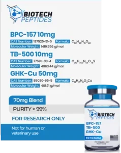 BPC-157 & TB-500 & GHK-Cu Blend (70mg)